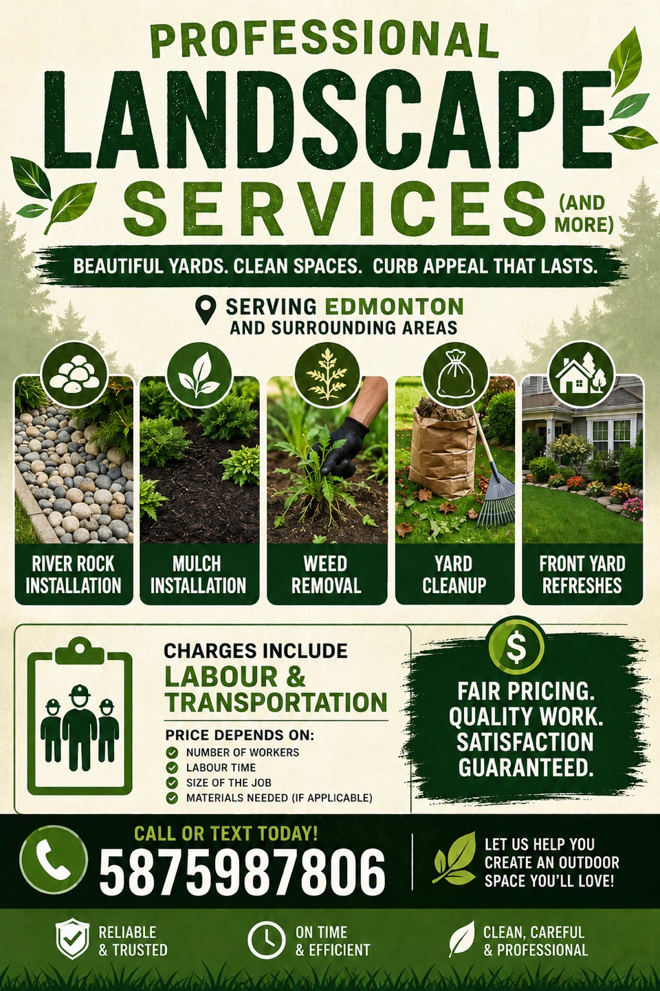 Professional Landscape Services in Edmonton