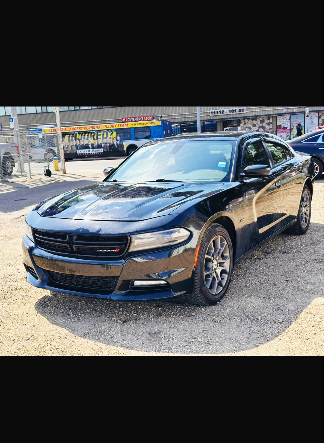 2018 Black Dodge Charger GT Sedan AWD