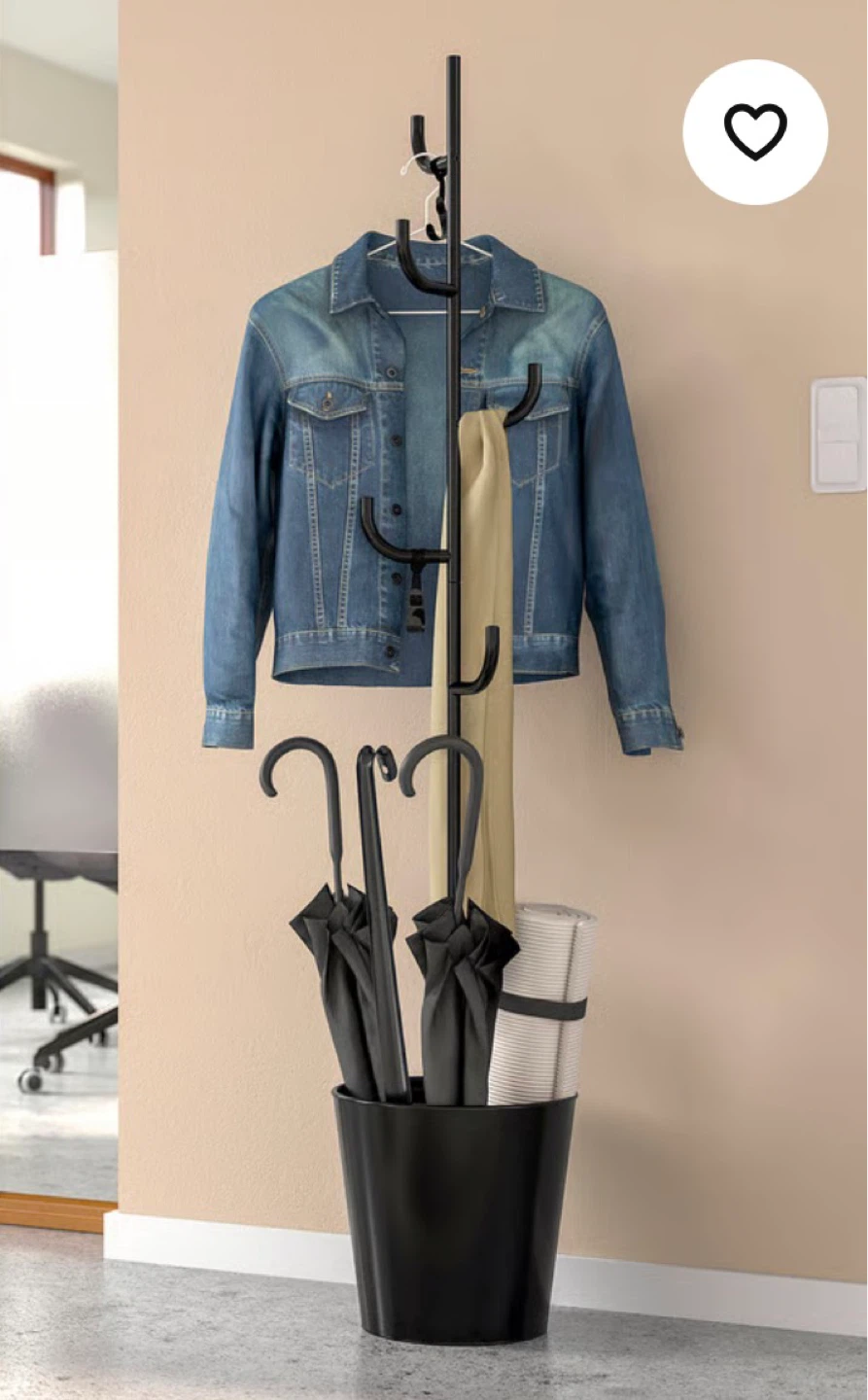 Coat Rack with Umbrella Stand - photo 3