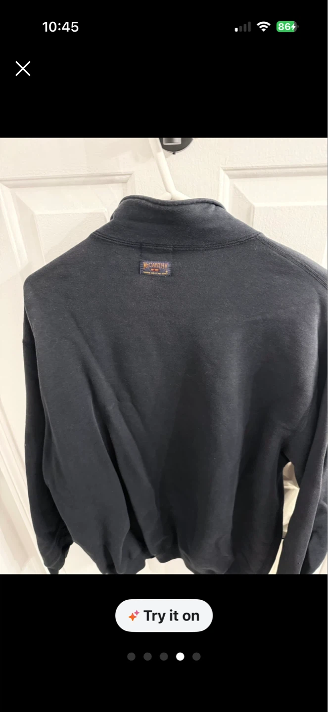 McCarthy 1/4 Zip Sweatshirt XL - photo 4