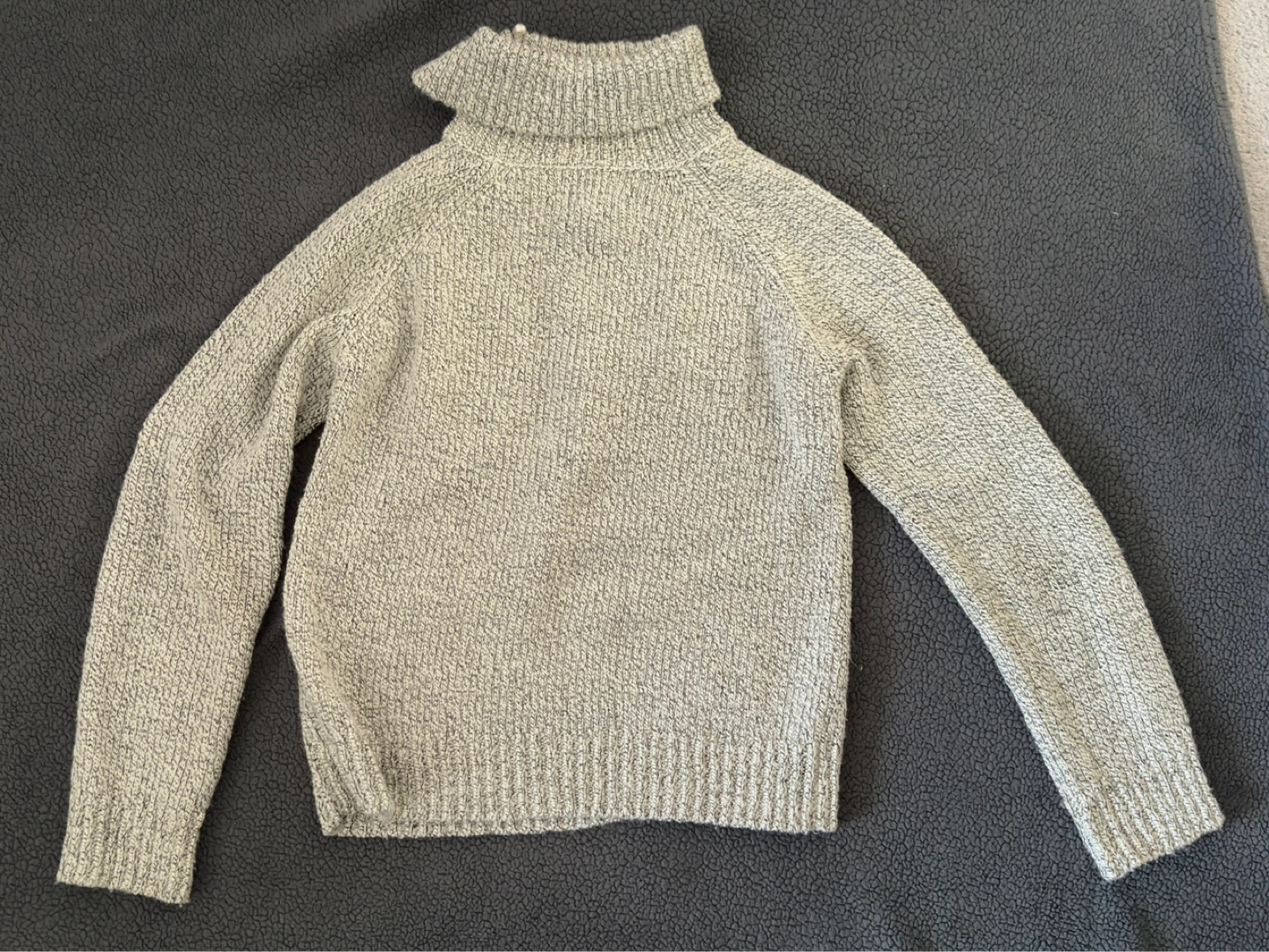 Women's Grey Turtleneck Sweater - photo 2