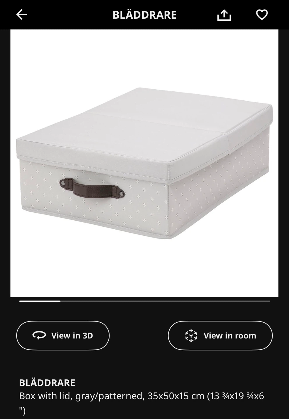New IKEA BLÅDDRARE Storage Box with Lid - photo 2
