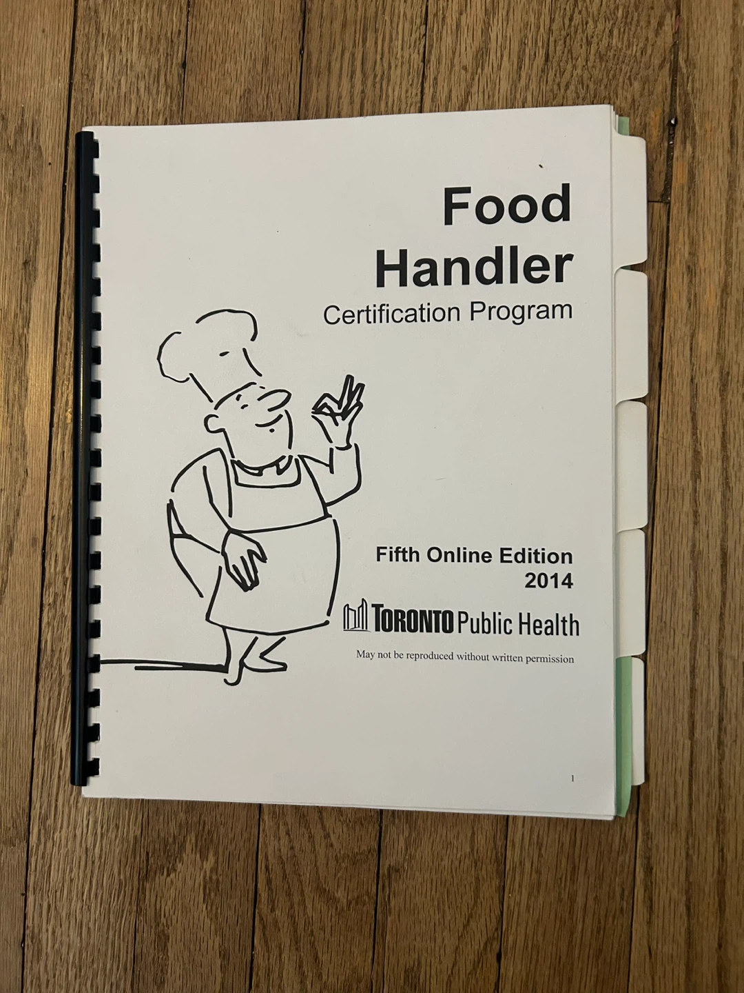 Food Handler Certification Program Manual