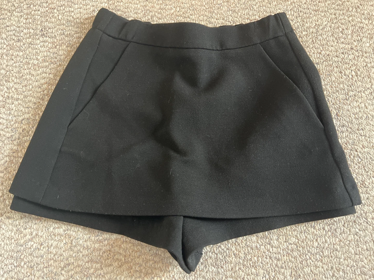 Maje Black Skort Size 36