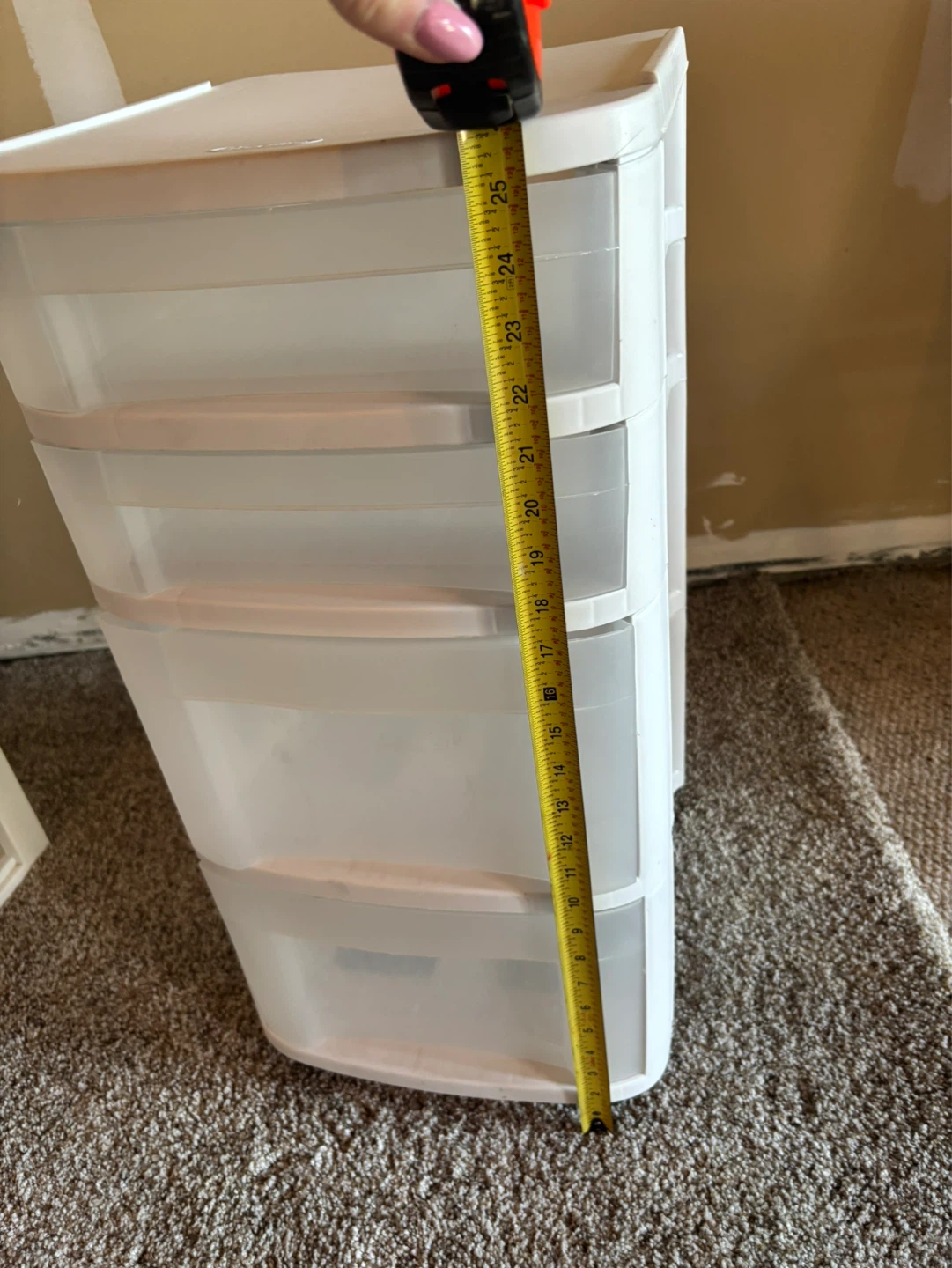 3 storage containers. One on wheels 10.00 each