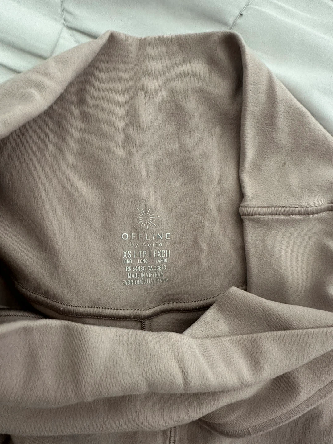 Aerie Offline Flare Leggings XS Tan - photo 2