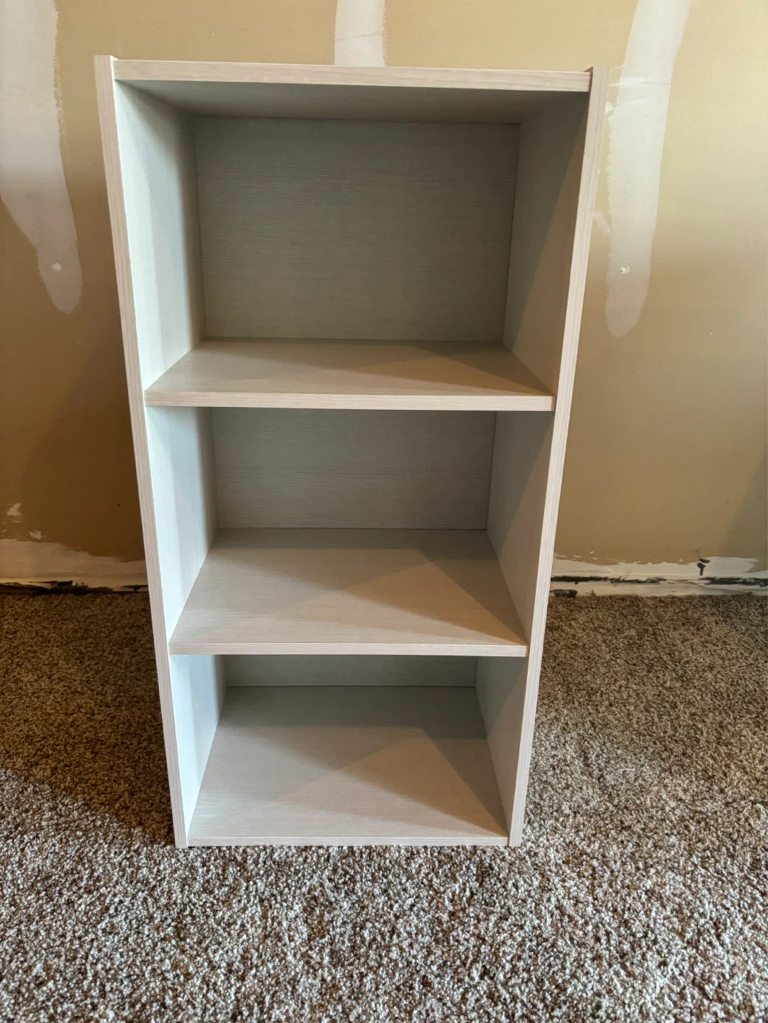 White 3-Shelf Bookshelf - photo 3