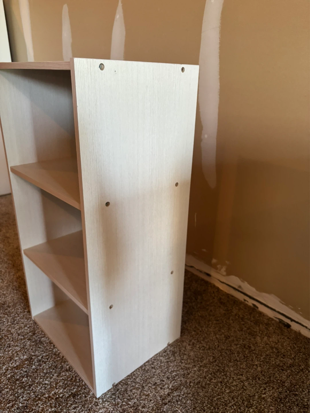 White 3-Shelf Bookshelf - photo 2