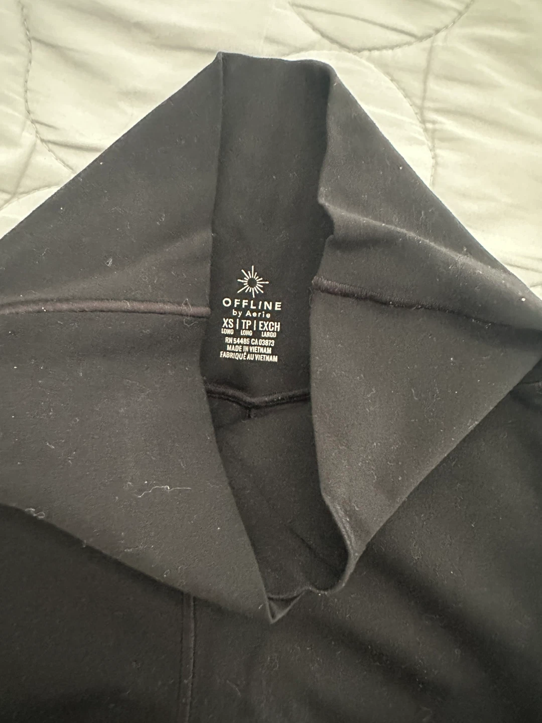 Aerie Offline Black Flare Leggings XS - photo 2