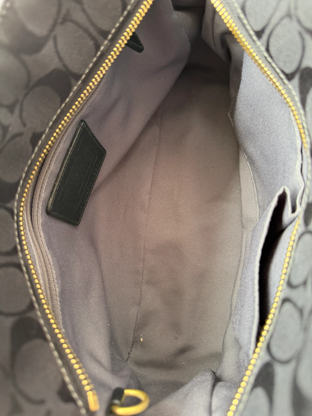 Coach Black Signature C Monogram Tote Bag - photo 5
