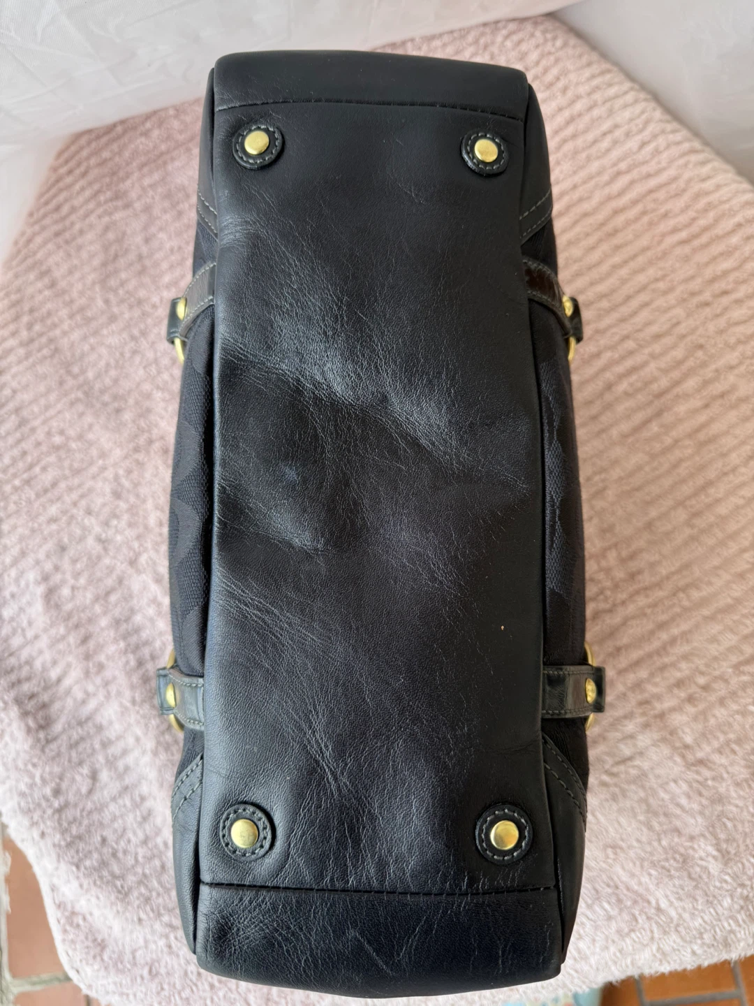 Coach Black Signature C Monogram Tote Bag - photo 3