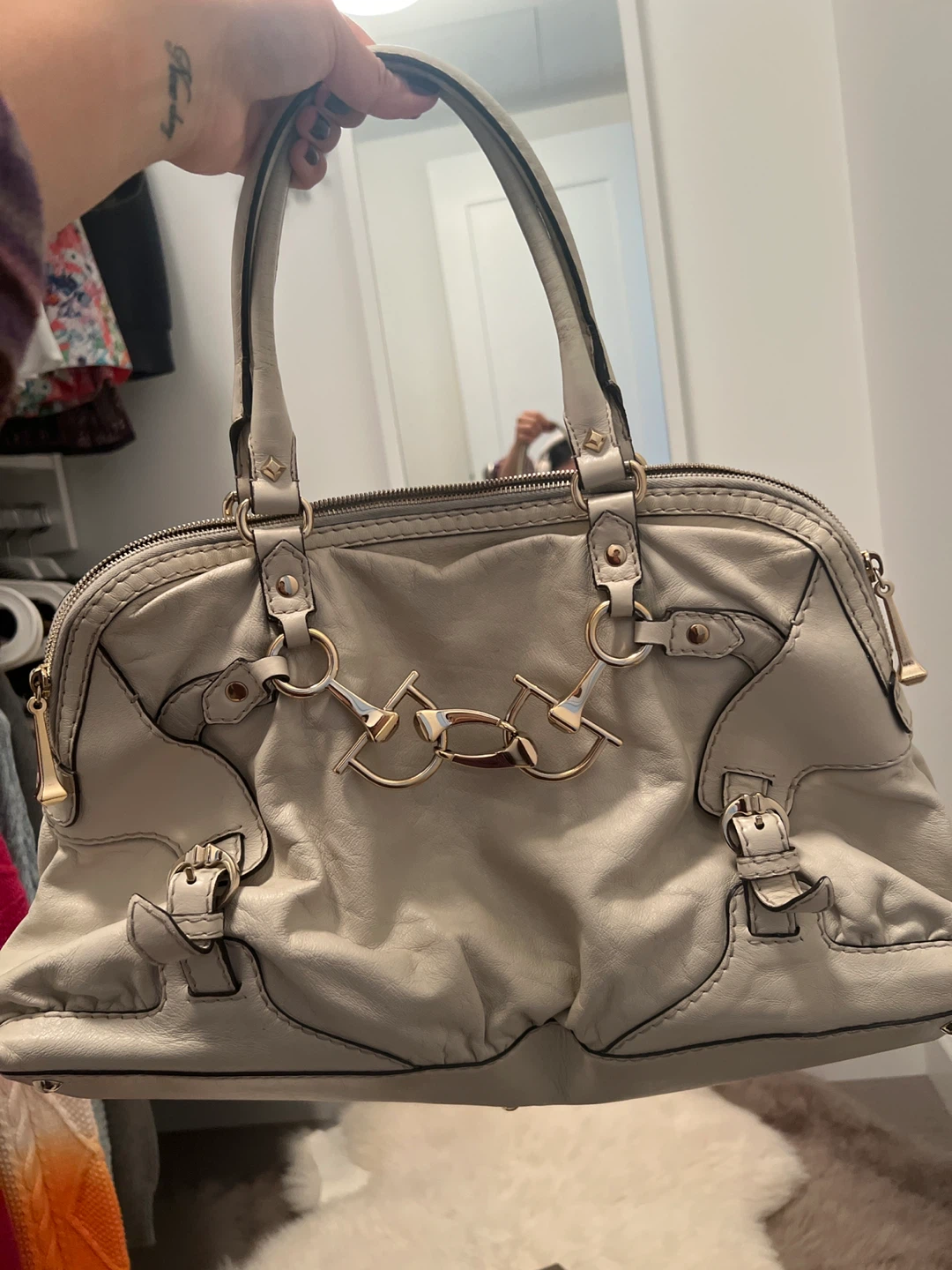 Gucci horsebit nail medium bag
