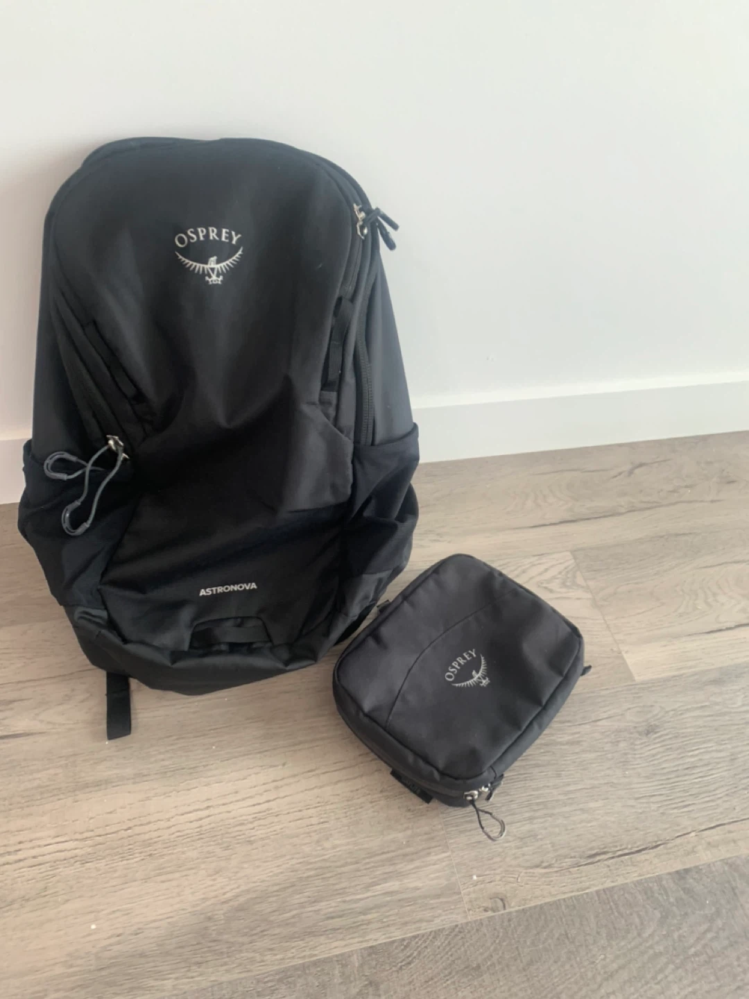 Osprey "Astronova" Black Backpack with Pouch