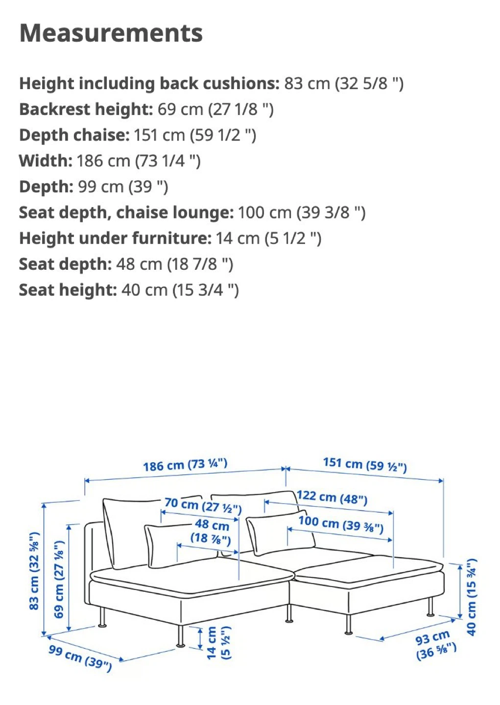 Grey Modular Sofa with Chaise and Ottoman - photo 3