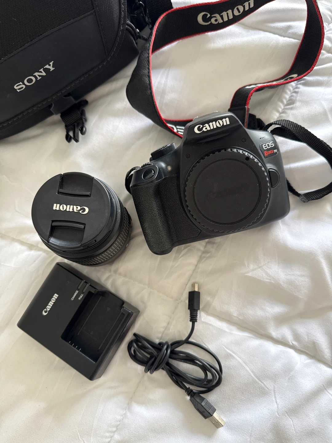 Canon EOS Rebel T6 Camera Kit with Lens and Bag - photo 4