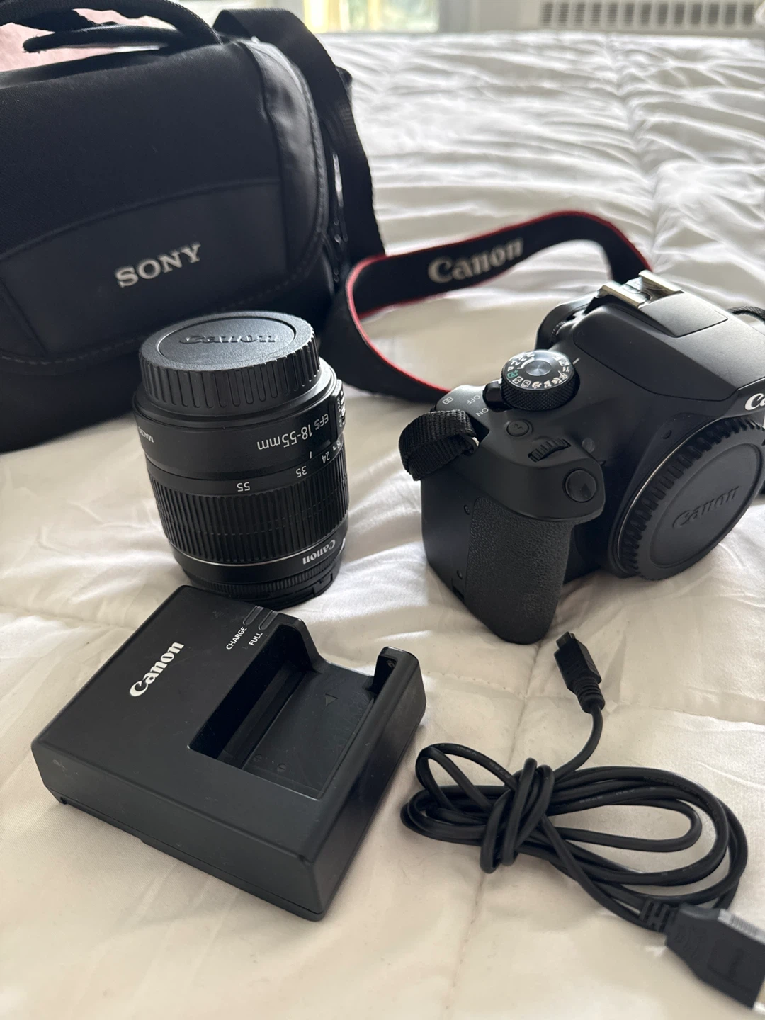 Canon EOS Rebel T6 Camera Kit with Lens and Bag - photo 3