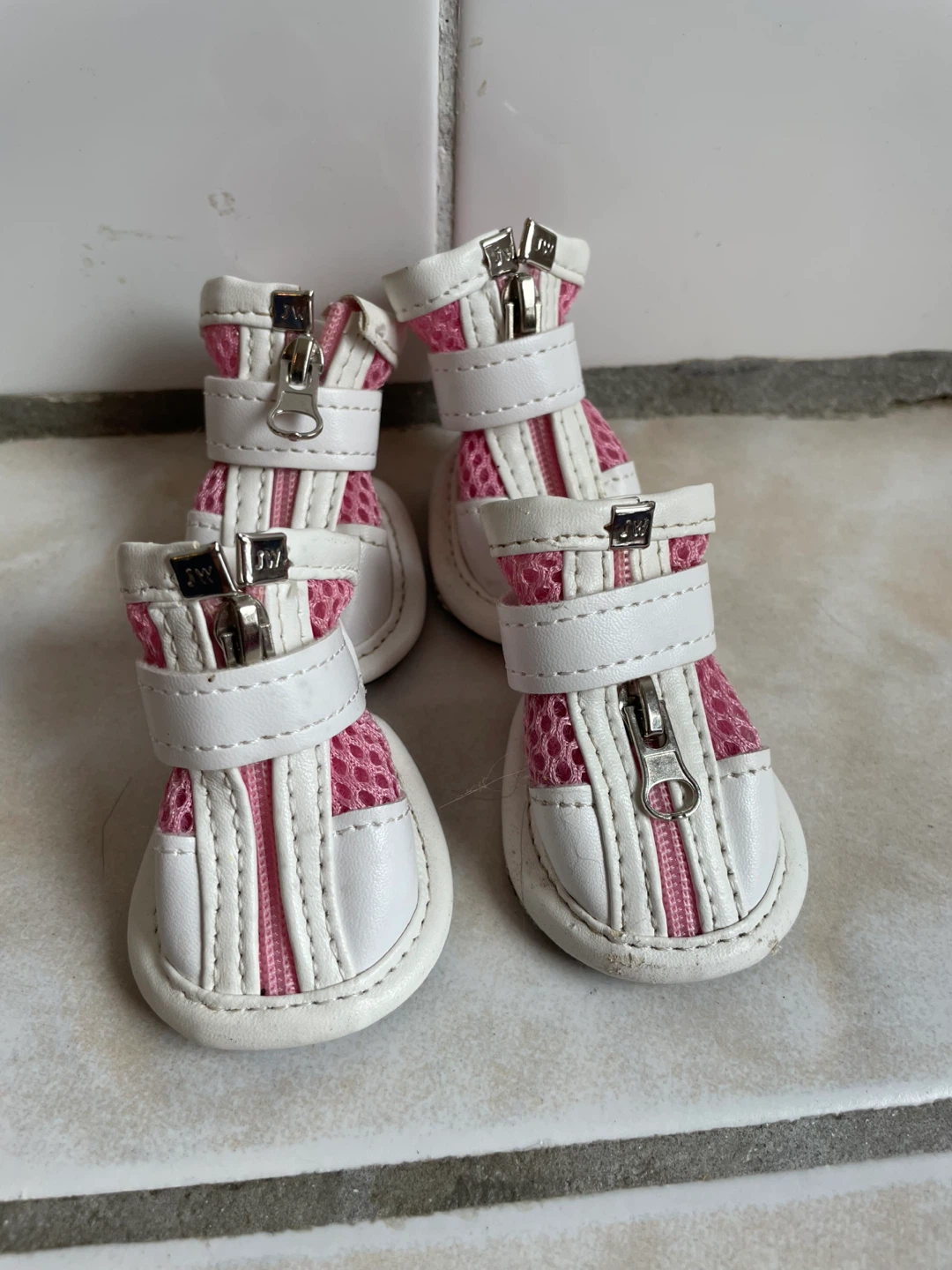 1.75” Pink Dog Boots
