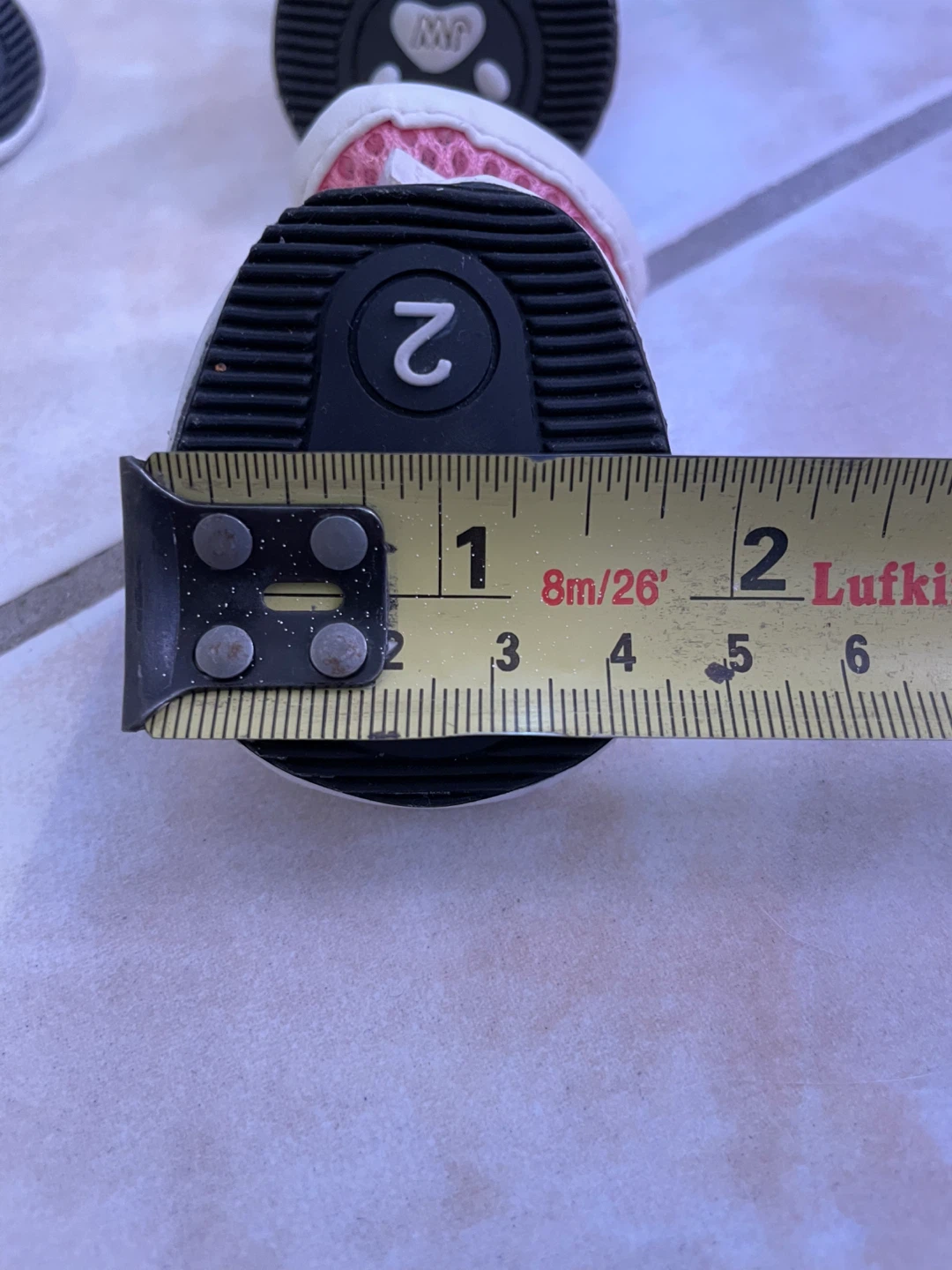 1.75” Pink Dog Boots - photo 3