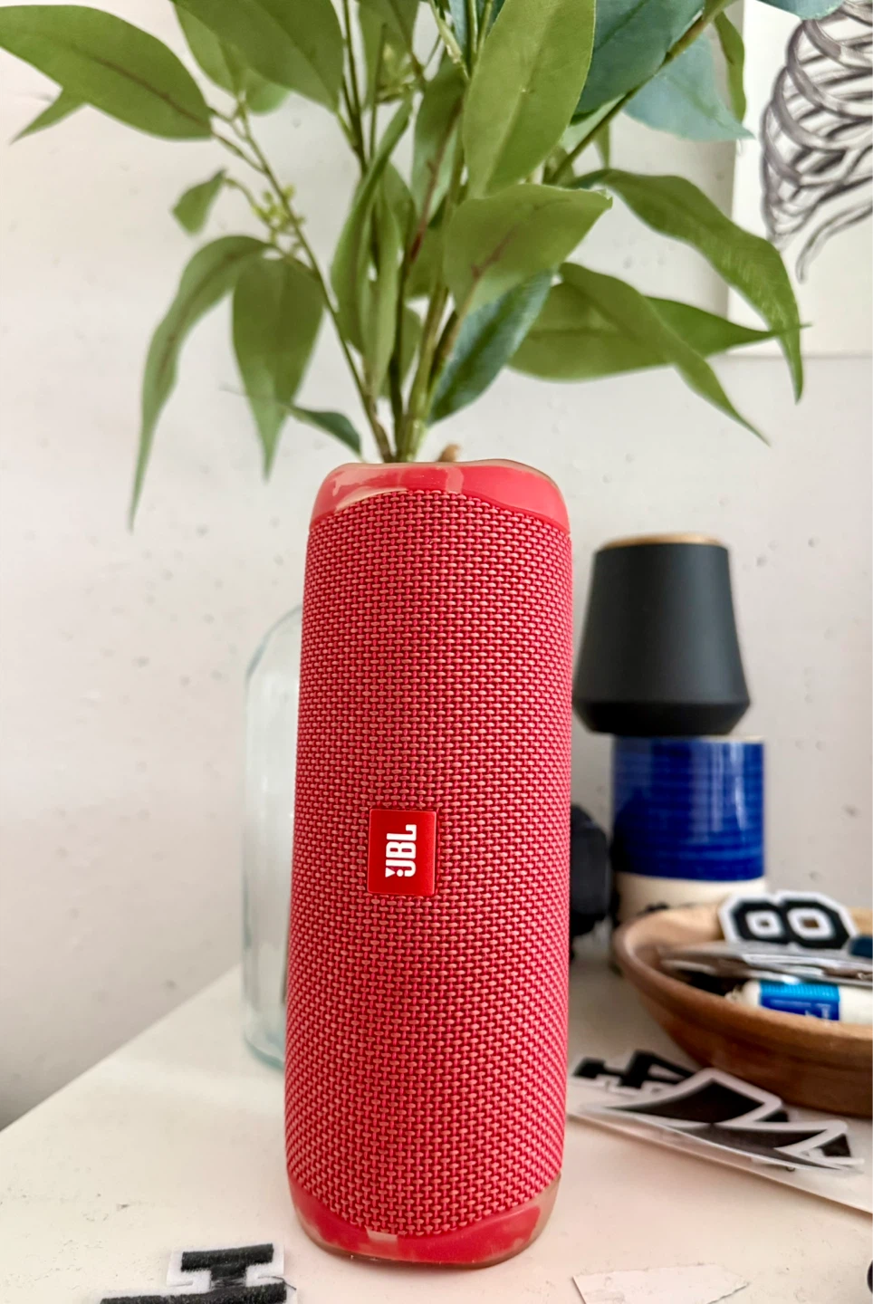 JBL Flip 5 Portable Waterproof Speaker - Red