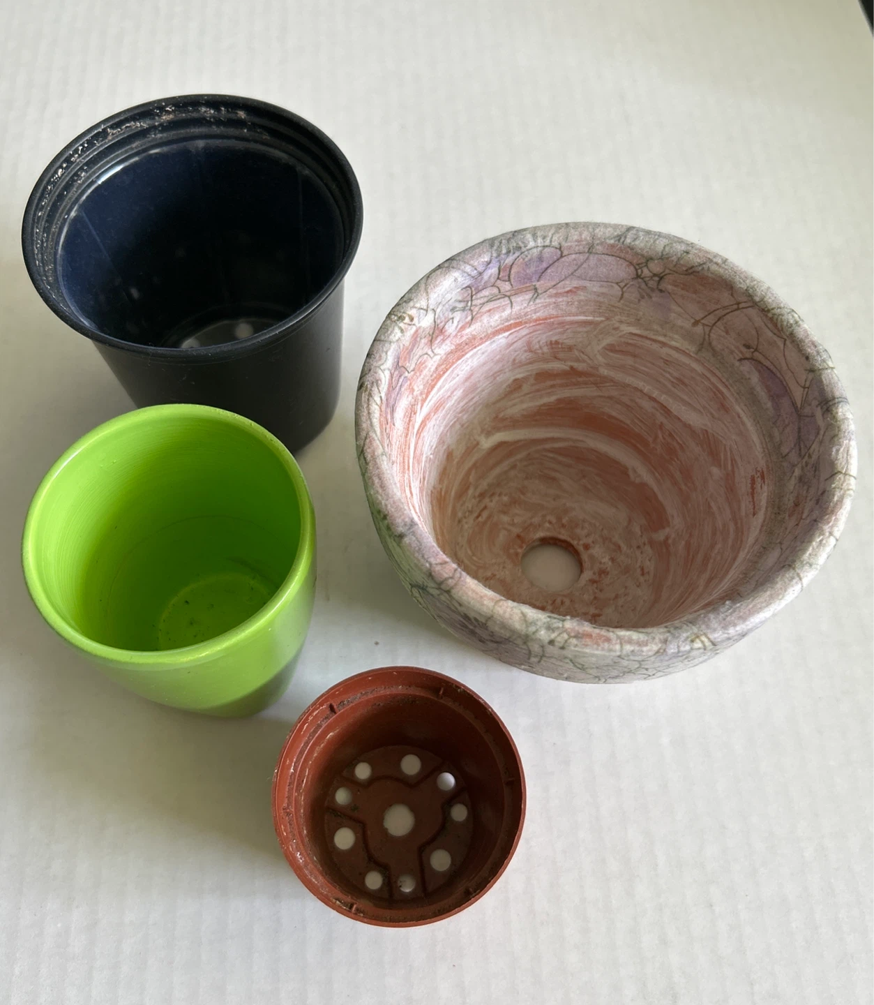 Set of 4 assorted planters/pots - photo 2