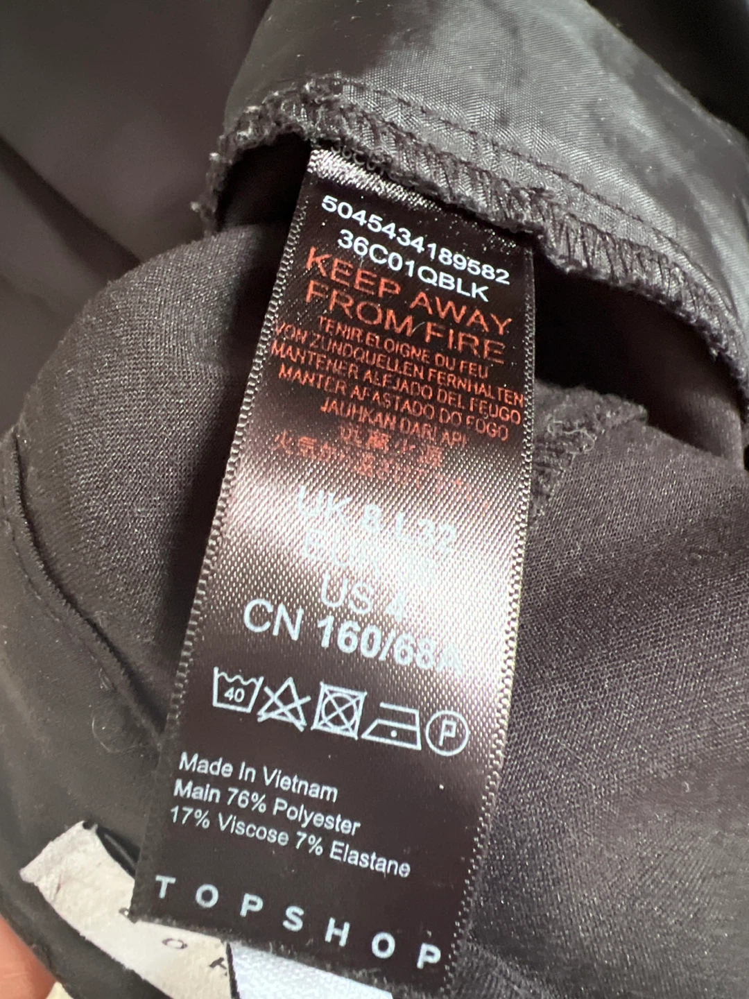 Topshop Black Pants - Size US 4 - photo 3