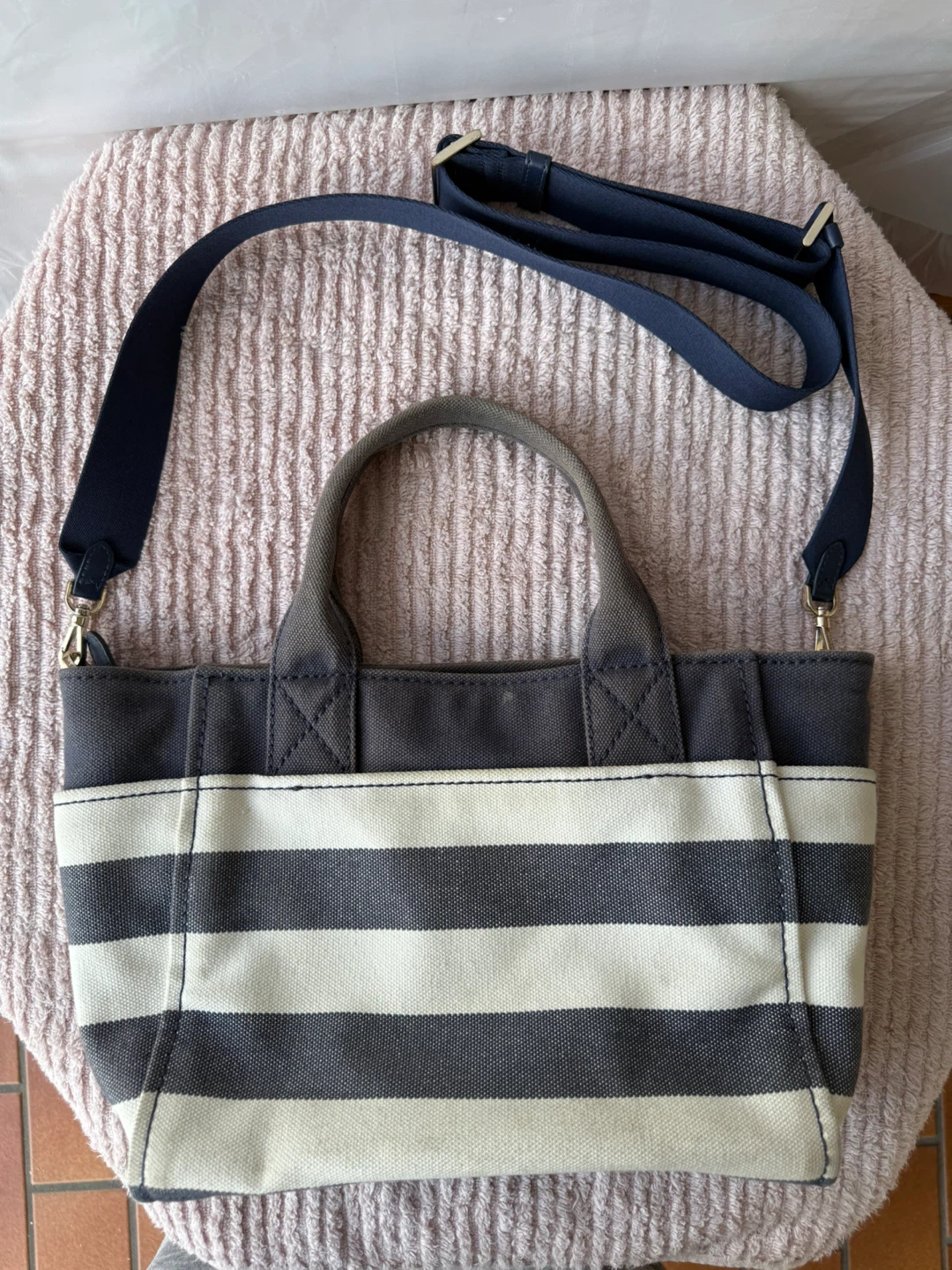 Kate Spade New York Striped Canvas Tote Bag - photo 2