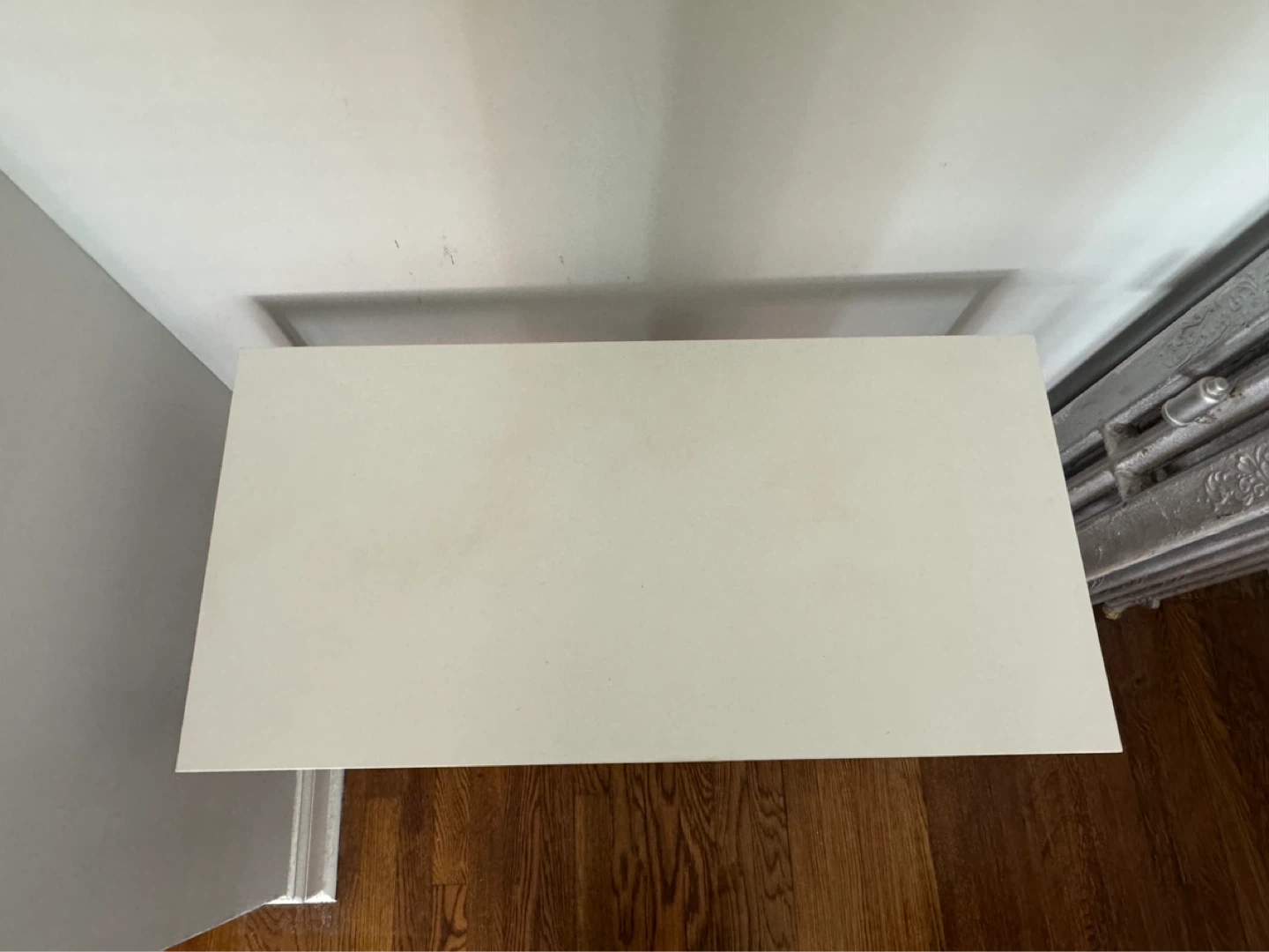 White Top Metal Frame Desk - photo 3