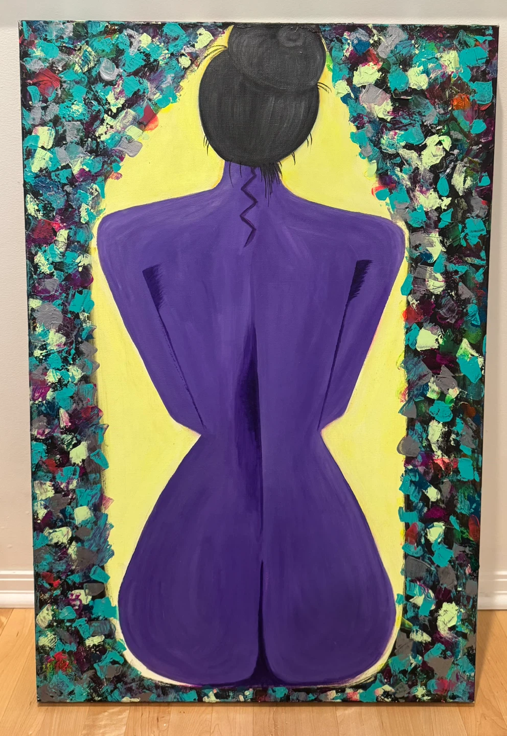 Sparkling and Broken Painting by Genevieve Ramos (2020)