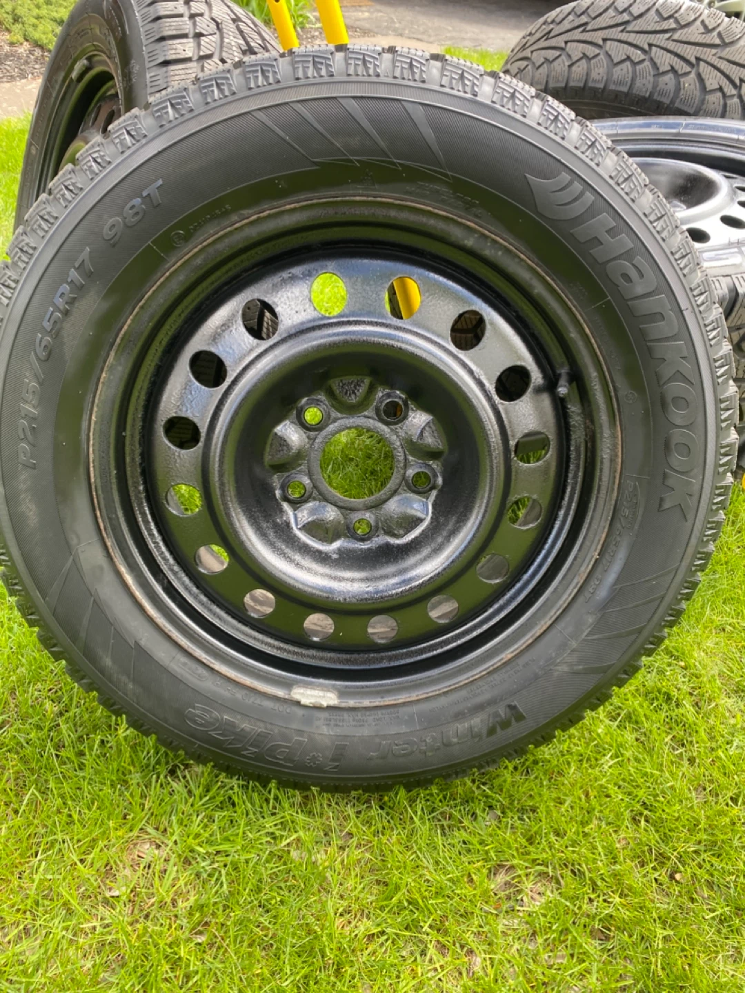 Hankook Winter Tires with Rims - P215/65R17