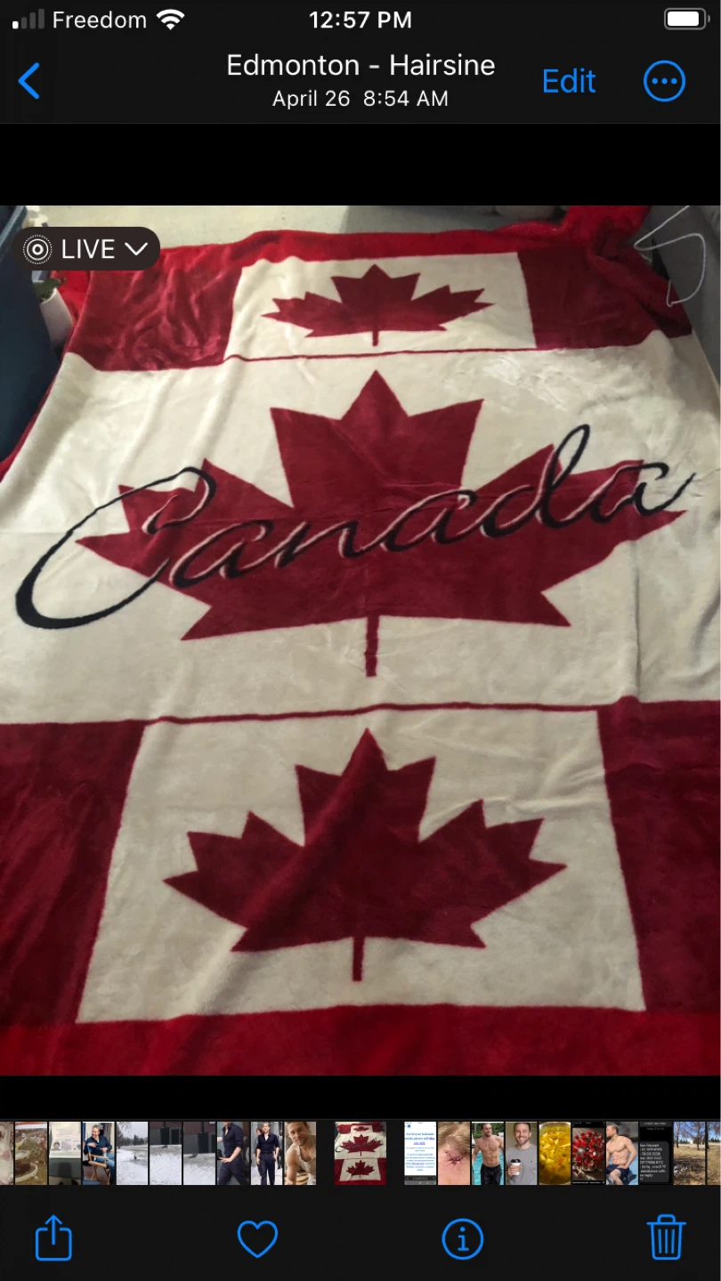 Canada Maple Leaf Fleece Blanket