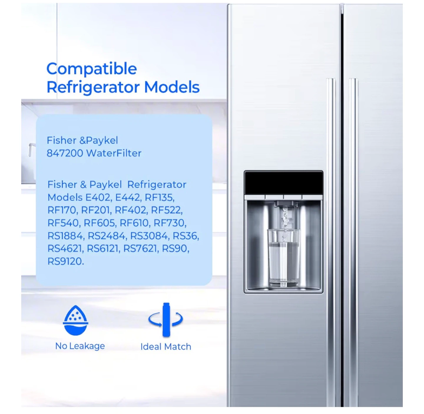 SUIFL Refrigerator Water Filter TH-11 (3 Pack) - photo 2