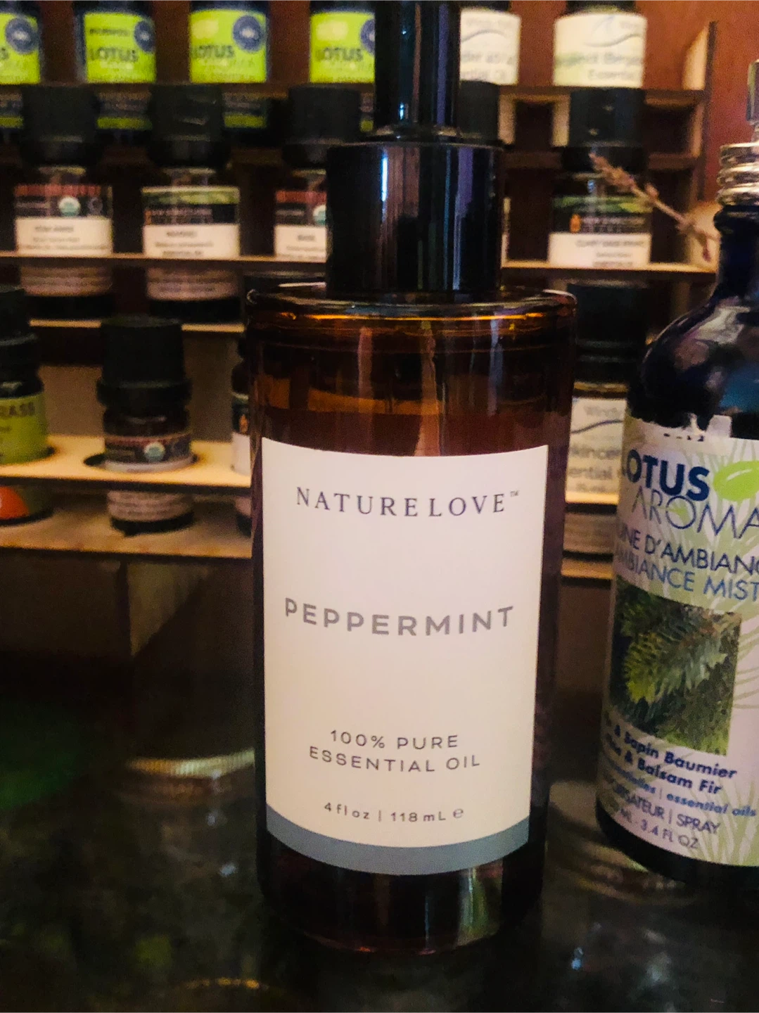 NEW Nature Love Peppermint 100% Pure Essential Oil 4 oz - photo 2