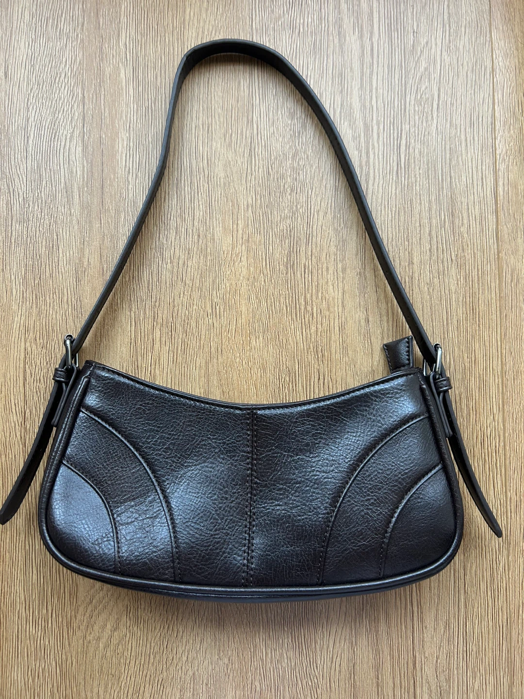 Edikted Faux Leather Shoulder Bag