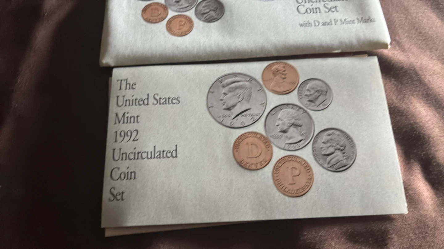 1992 United States Mint Uncirculated Coin Set