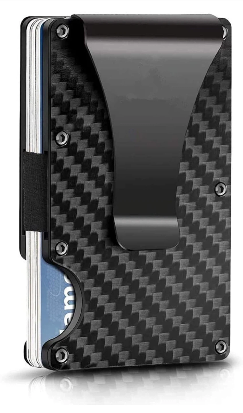 Carbon Fiber Money Clip Wallet