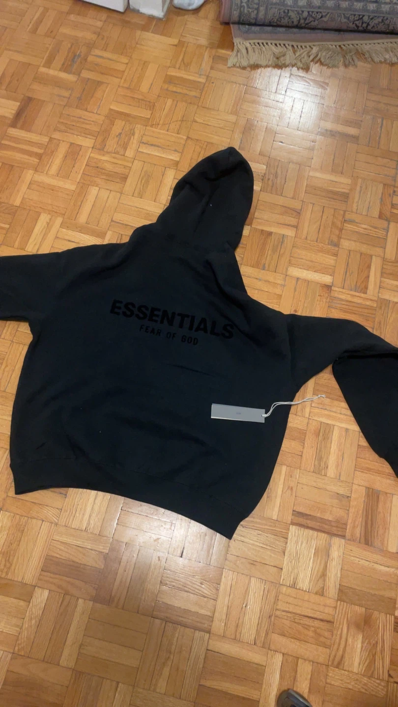 Black Essentials Hoodie - photo 2