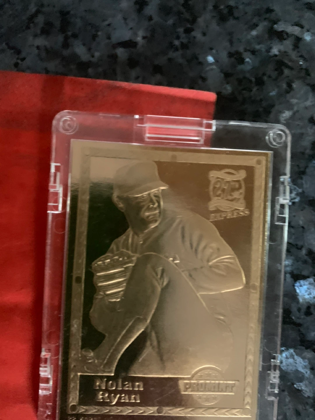 Nolan Ryan 1993 Prominent Express Gold Card - photo 3