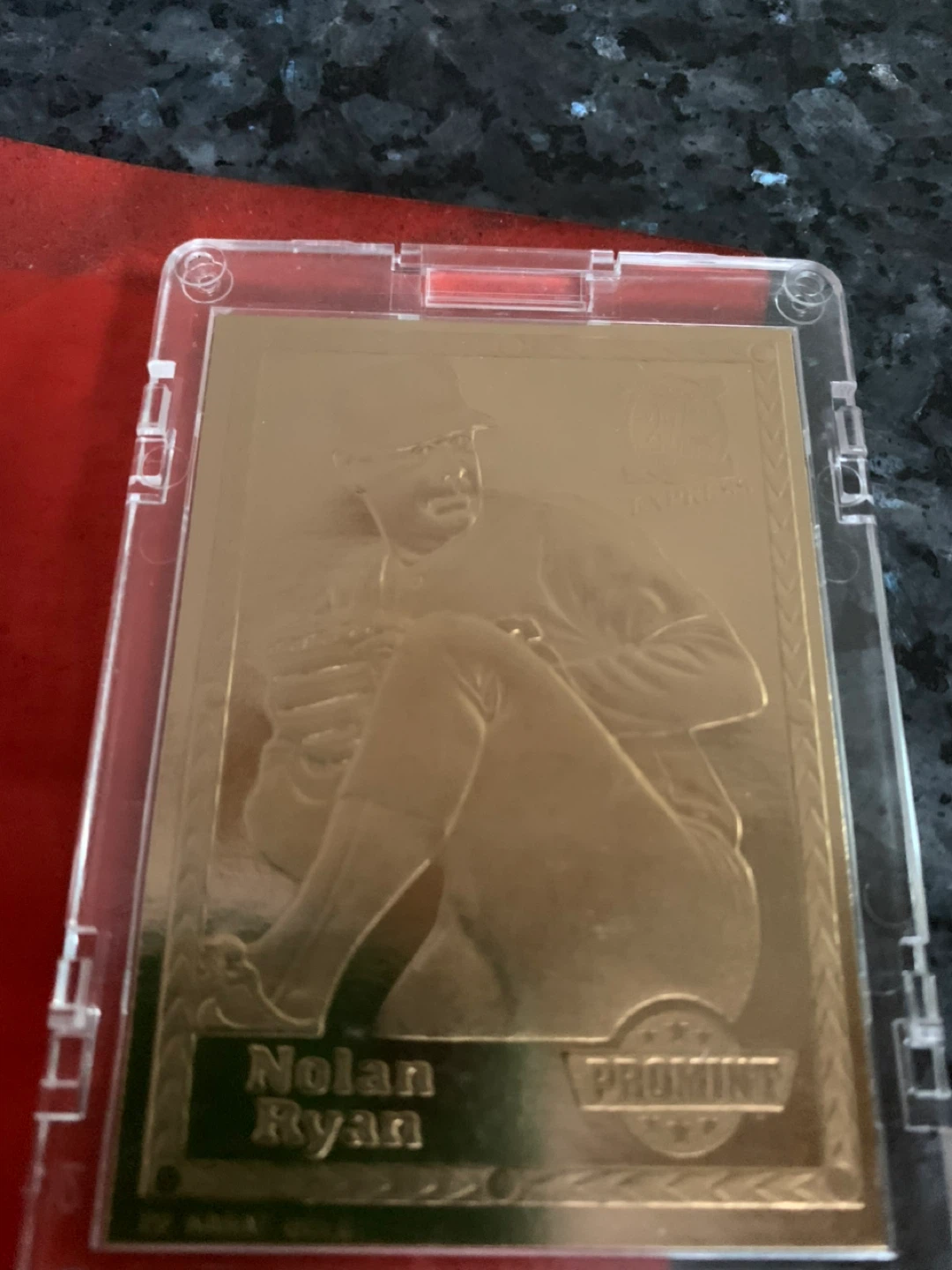 Nolan Ryan 1993 Prominent Express Gold Card - photo 4