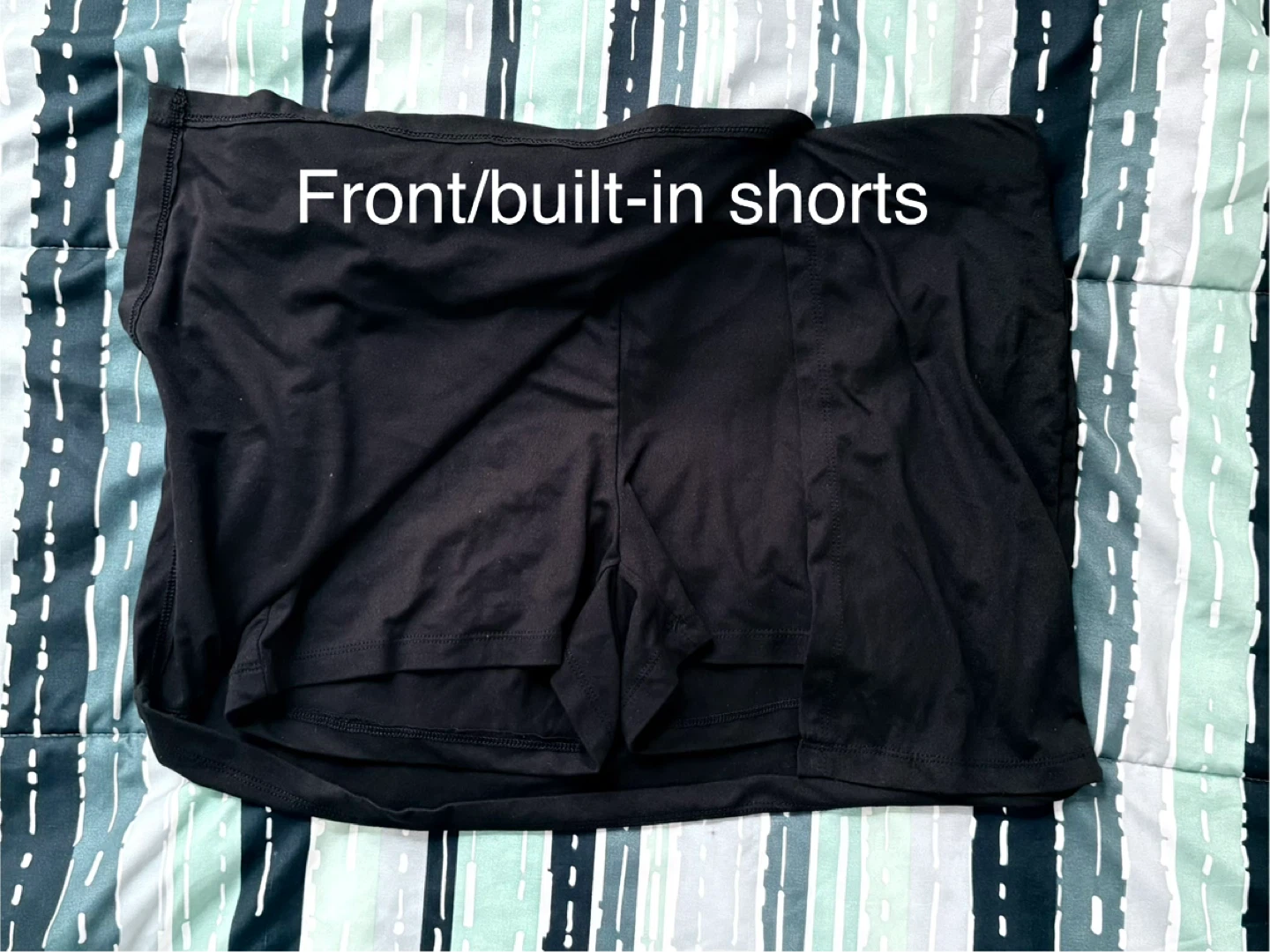 Black Slit Mini Skirt - photo 2