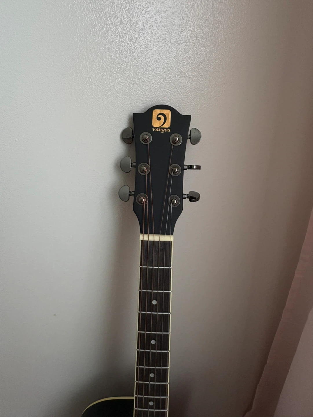 Black Acoustic Guitar - photo 4