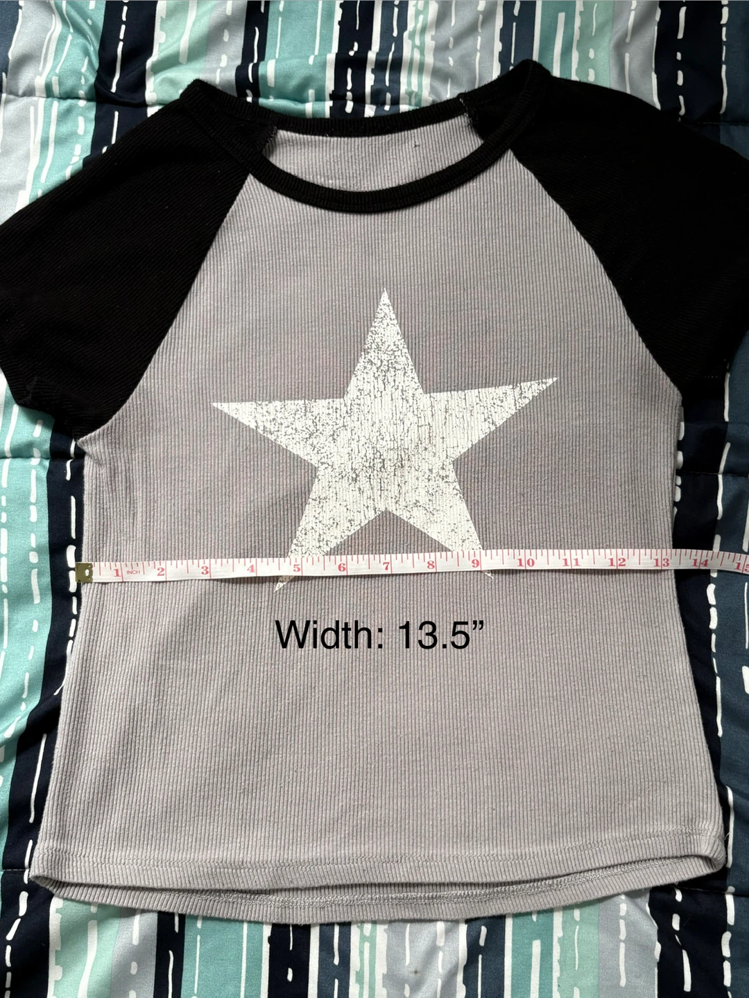 Short Sleeve Ribbed Star Shirt - photo 4