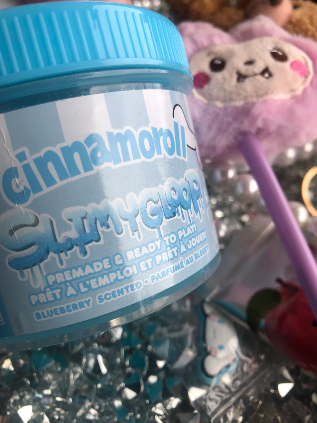 LOT: NEW Cinnamoroll  Slime, Backpack Charms, pearl hangers etc - photo 4