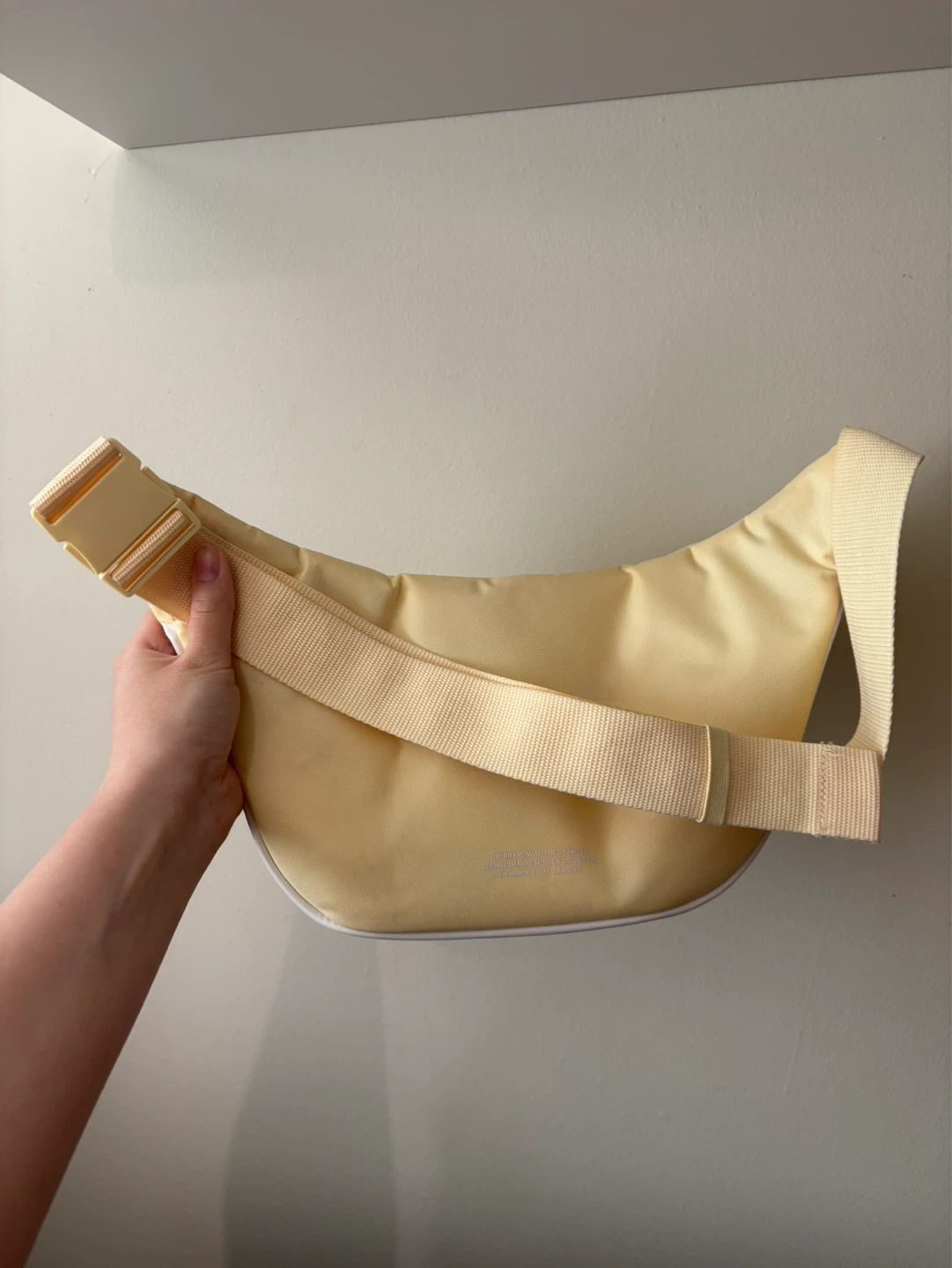 Adidas pastel yellow waist bag/side bag - photo 2