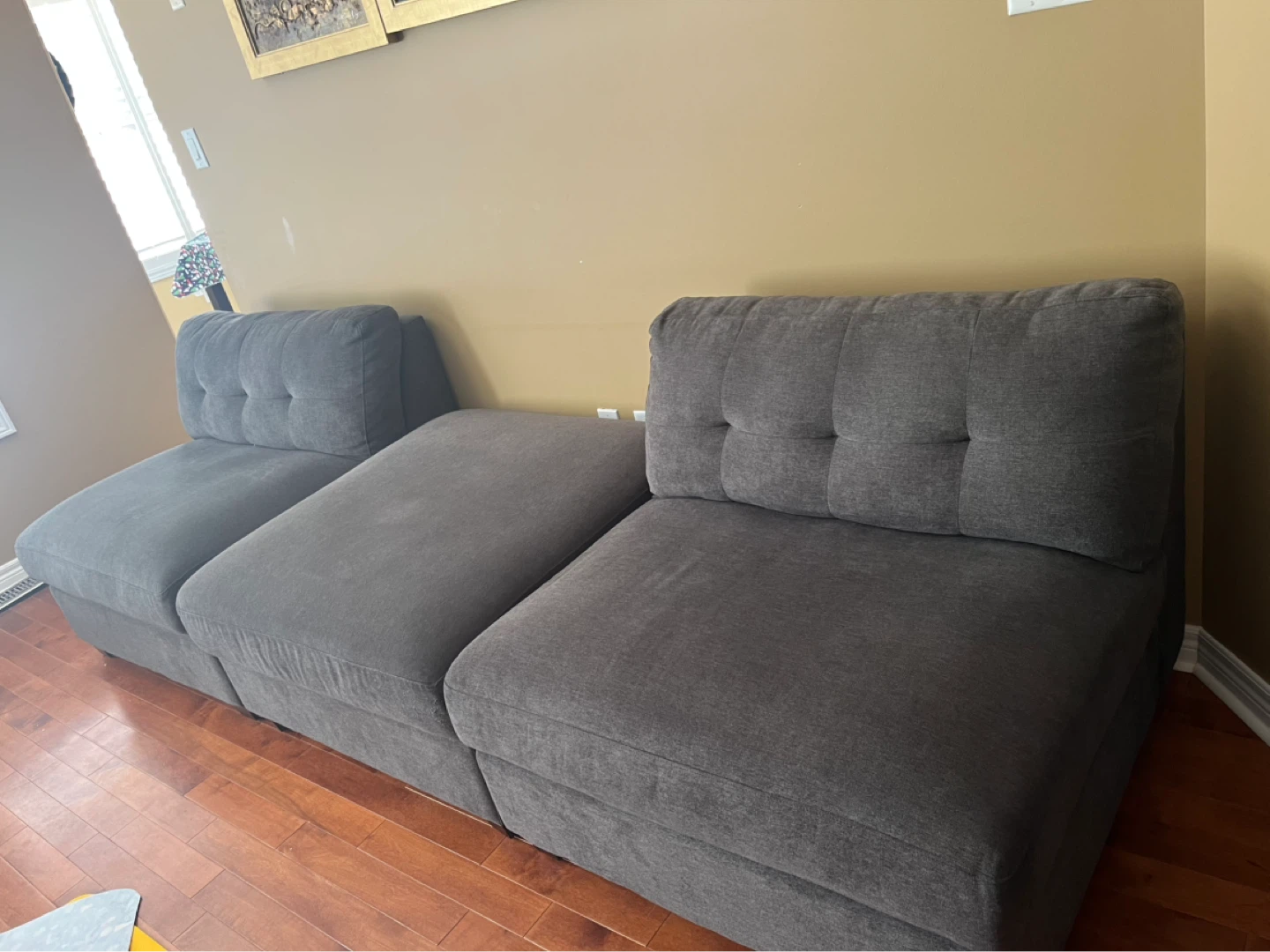 Modular Sectional Sofa - Grey - photo 5