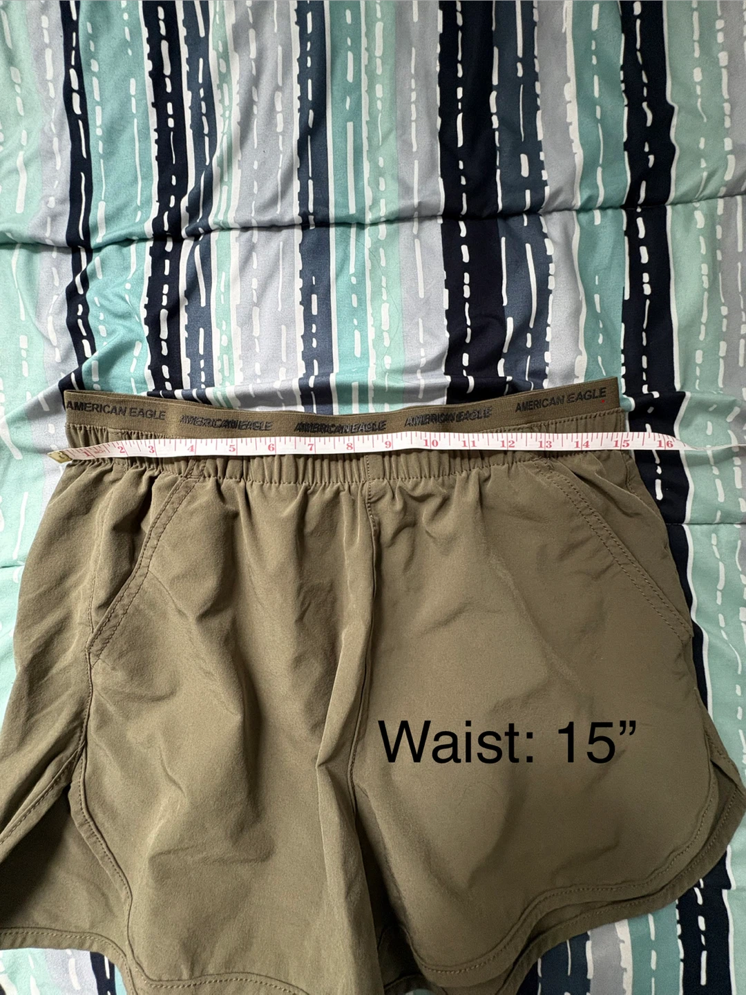 Army Green High-Low Athletic Shorts - photo 3