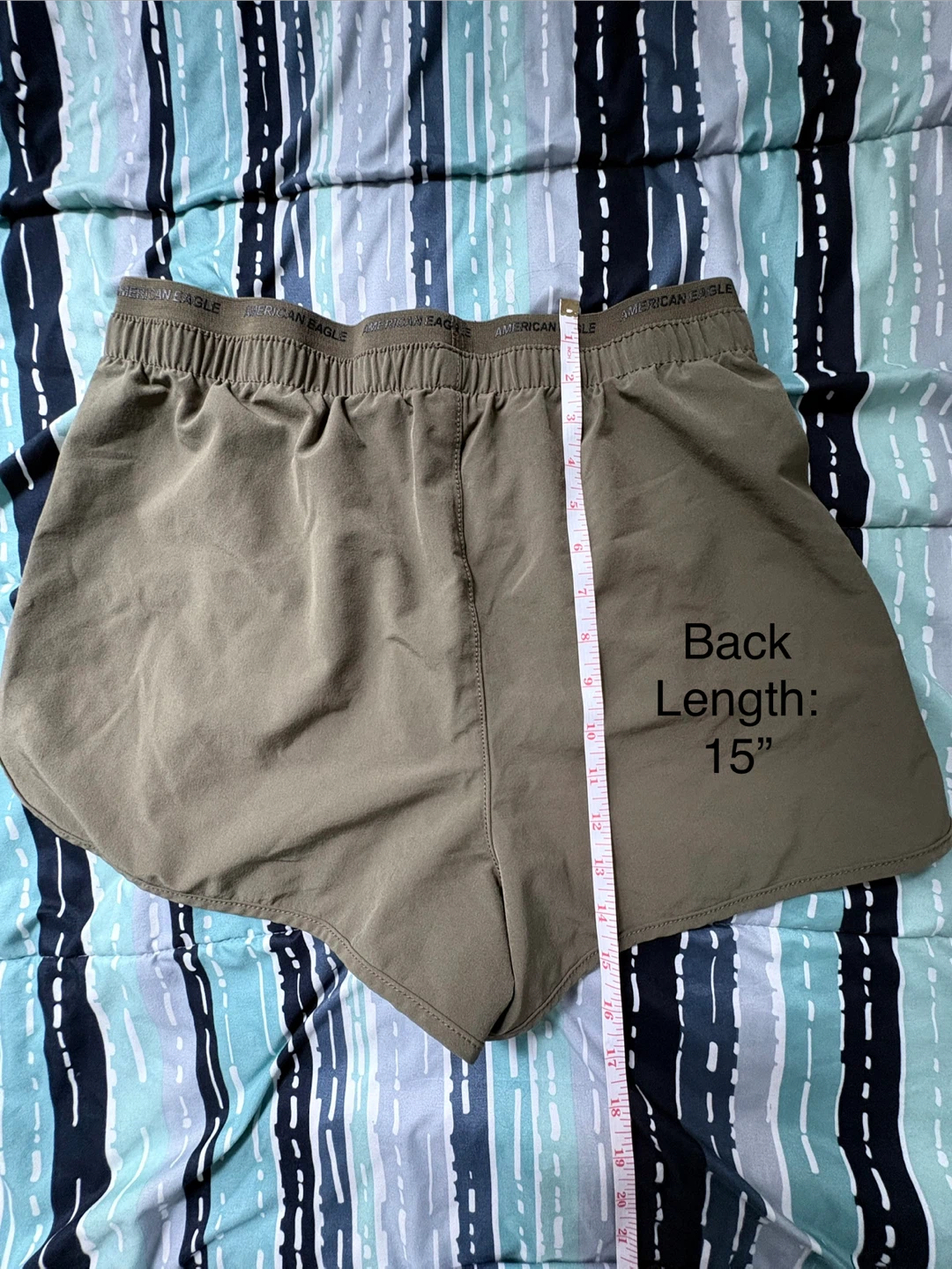 Army Green High-Low Athletic Shorts - photo 5