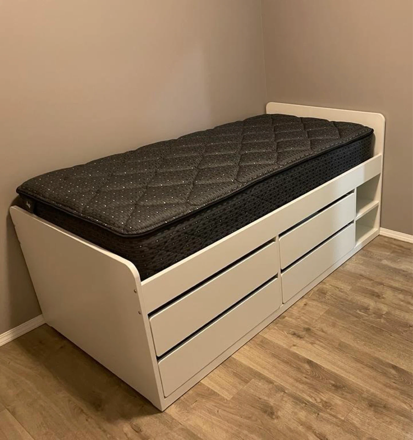 IKEA SLAKT Bed Frame with Storage
