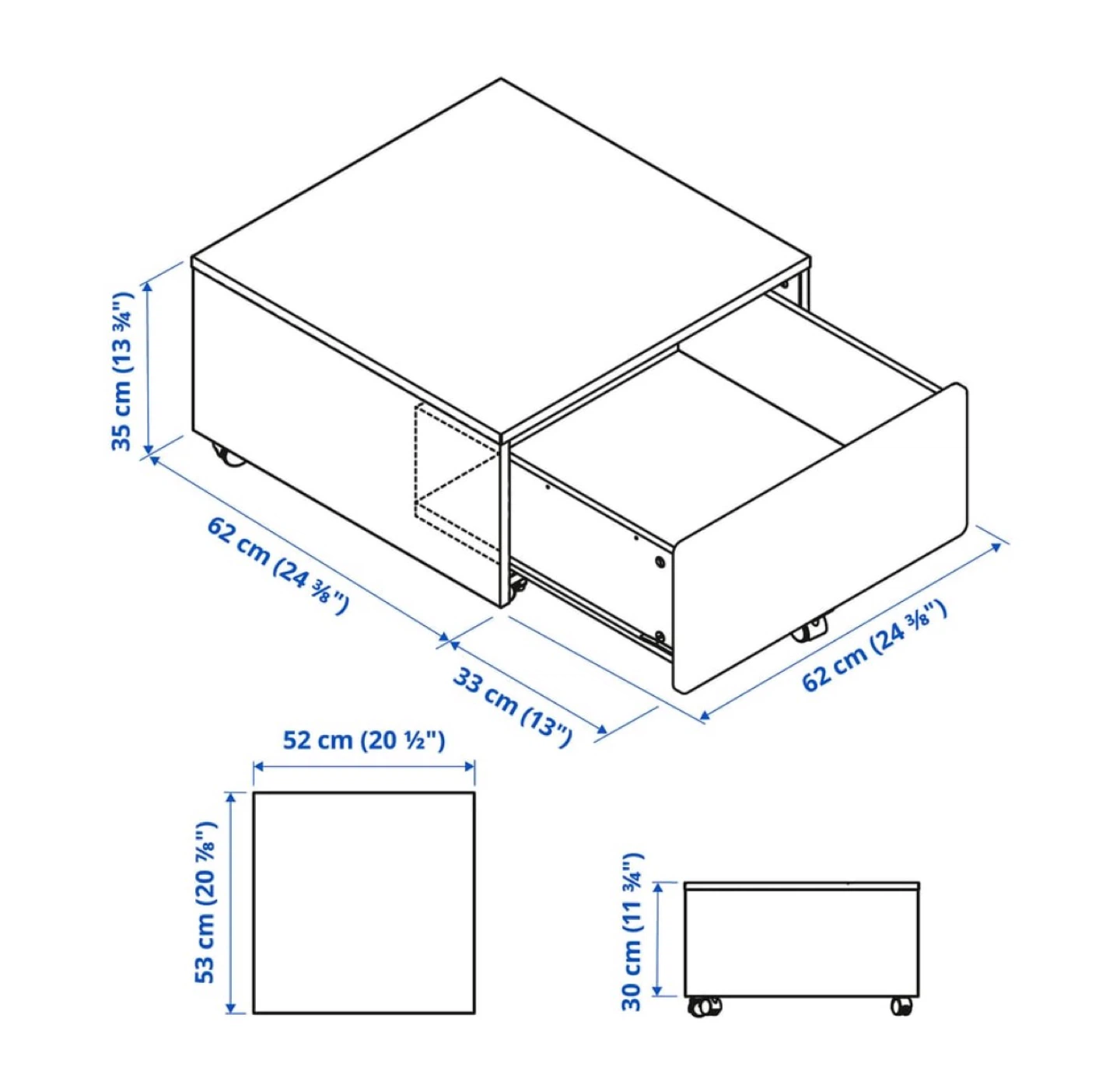 IKEA SLAKT Bed Frame with Storage - photo 4