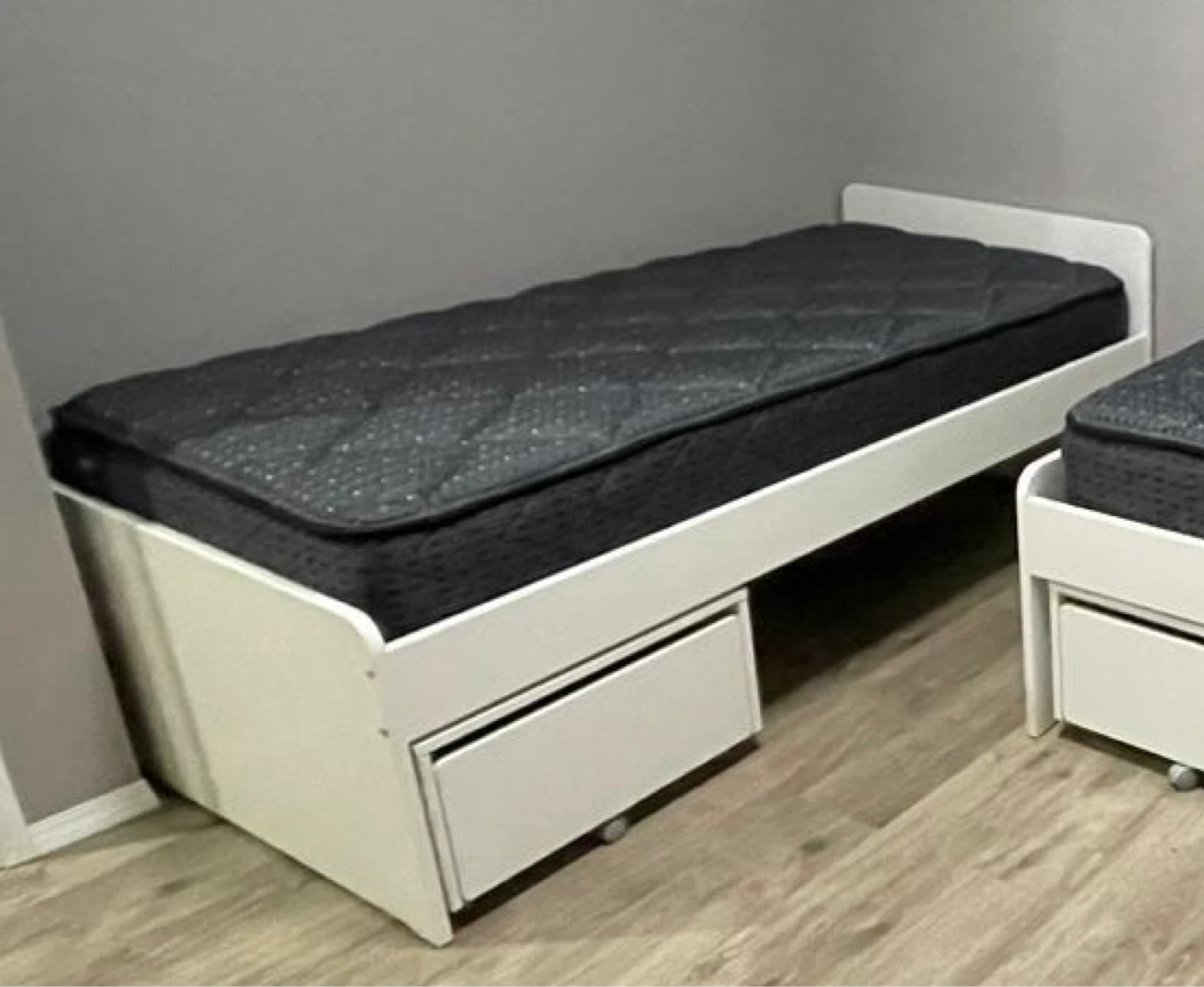 IKEA SLAKT Bed Frame with Storage