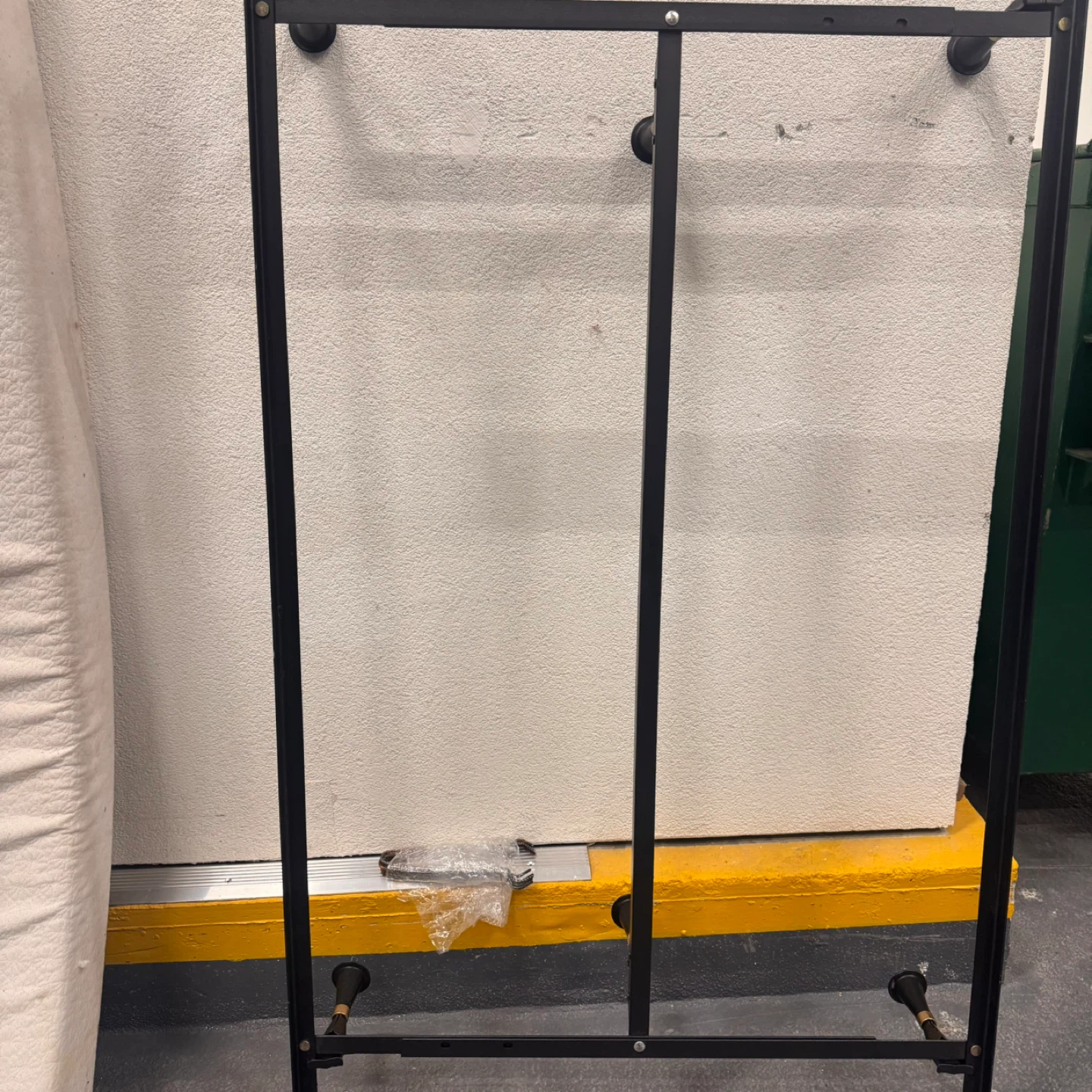 Black Metal Garment Rack Frame